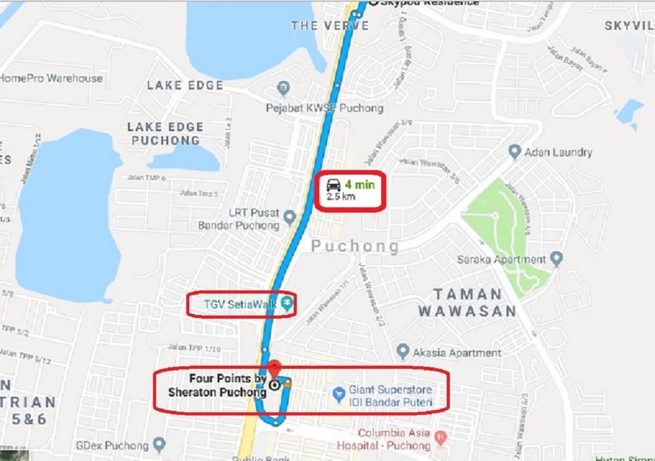 Puchong Skypod Residence, 1-5 Pax Cozy Unit, Walking Distance To Ioi Mall, 10Min Drive To Sunway Экстерьер фото