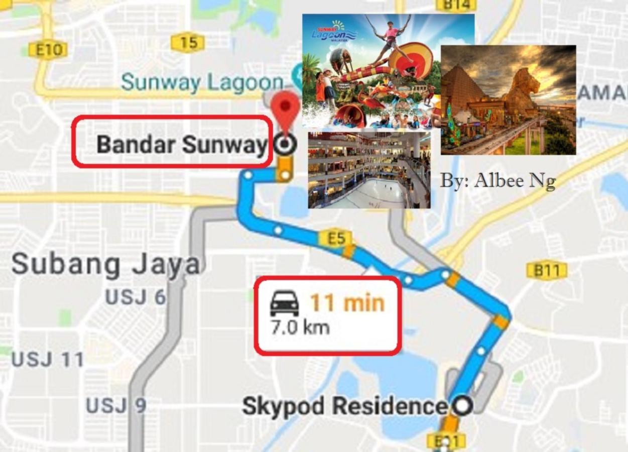 Puchong Skypod Residence, 1-5 Pax Cozy Unit, Walking Distance To Ioi Mall, 10Min Drive To Sunway Экстерьер фото